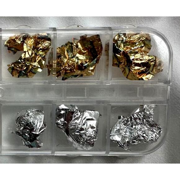 Foil Nails Art Foil Sheets for Nail Design Metallic Transfer Foil for Nail Art - Picture 4 of 4